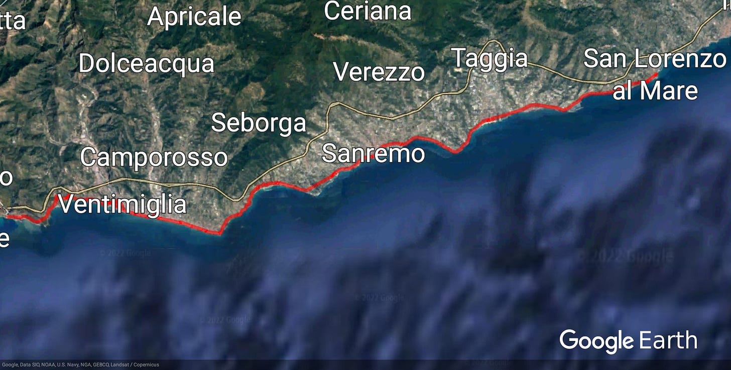 Liguria in bici: Ciclovia Riviera dei fiori – VELEBLU: GIRONZOLIAMO PER  MARI E TERRE