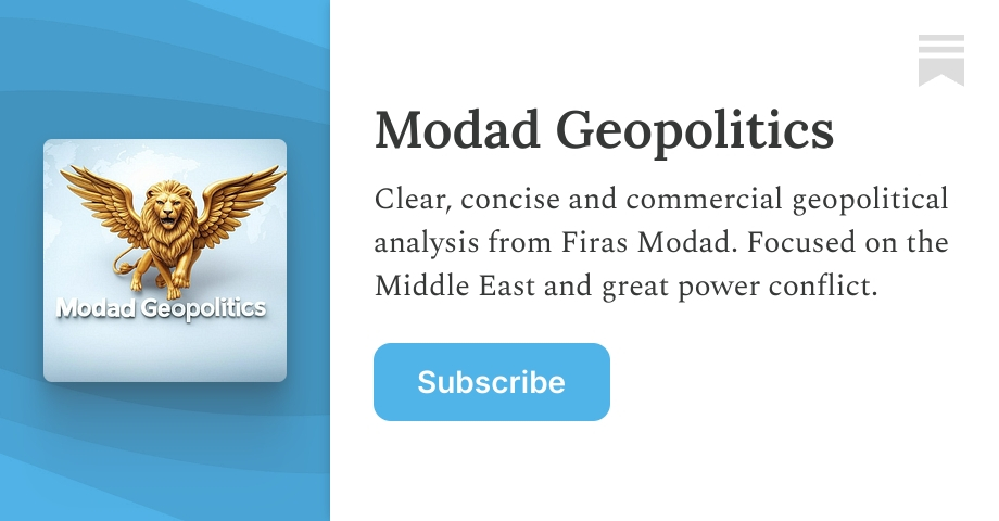 Modad Geopolitics Podcast | Substack