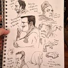 Sketchbook: Library Bar At the Nomad Hotel (2018)