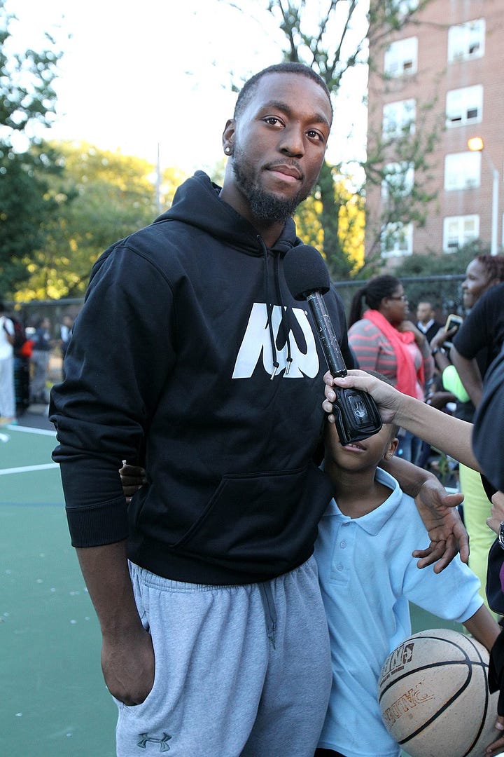 Kemba Walker's basketball court at the Sack Wern Houses in The Bronx, New York City.
