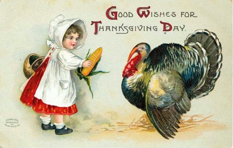 Vintage and antique Thanksgiving postcards from the early 1900s (5)