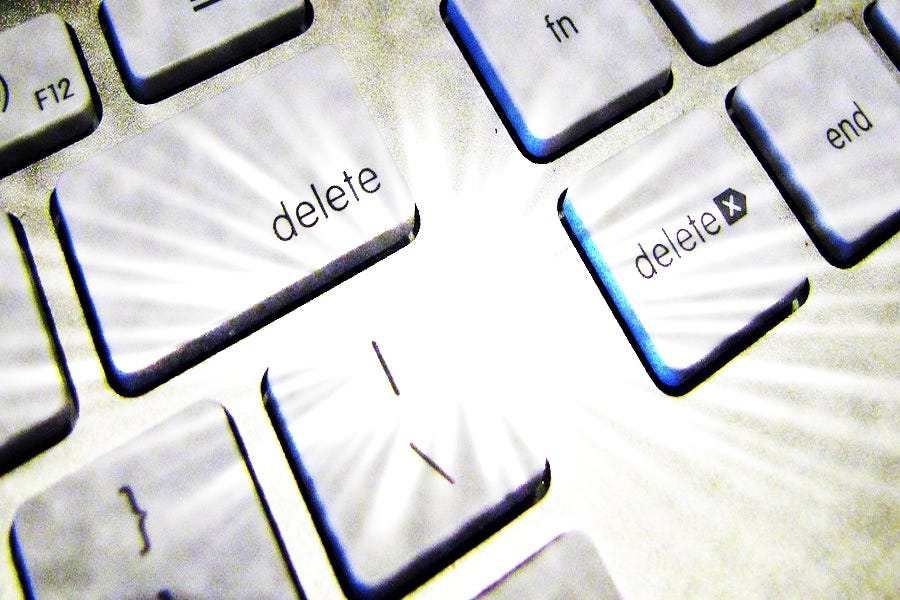 delete key delete key