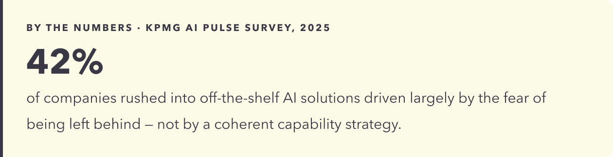 Should You Build, Buy, or Borrow AI? Three Questions That Cut Through the Noise