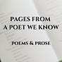 Pages from A Poet We Know