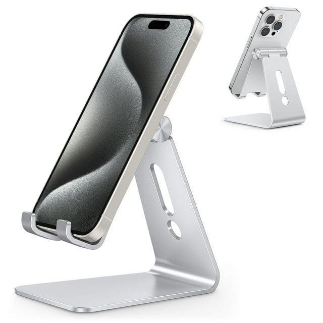 OMOTON Adjustable Phone Stand C2 Aluminum Dock for iPhone 15 to 11 ...
