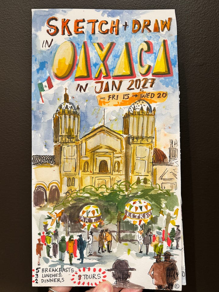 Oaxaca Sketchbook Art Retreat