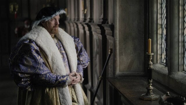Damian Lewis as King Henry VIII in Wolf Hall: The Mirror and the Light