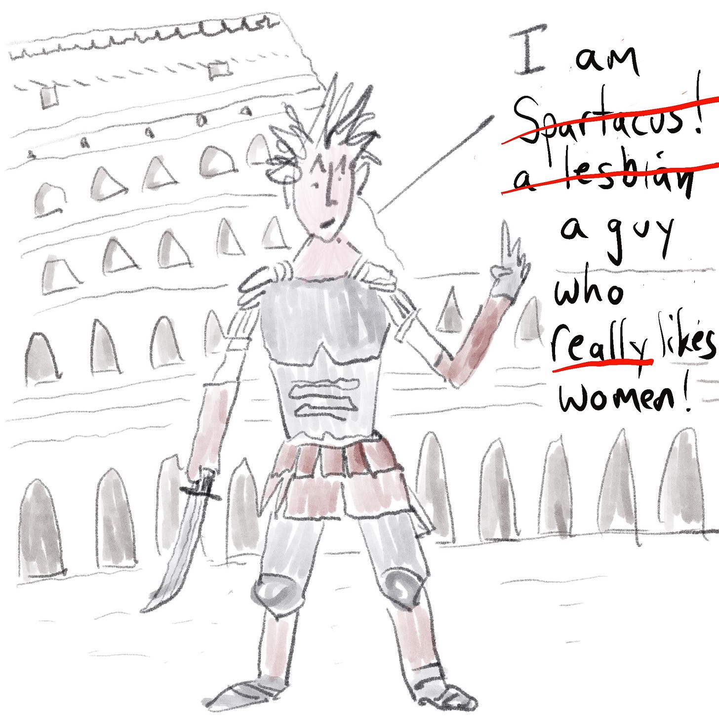 I am Spartacus drawing!