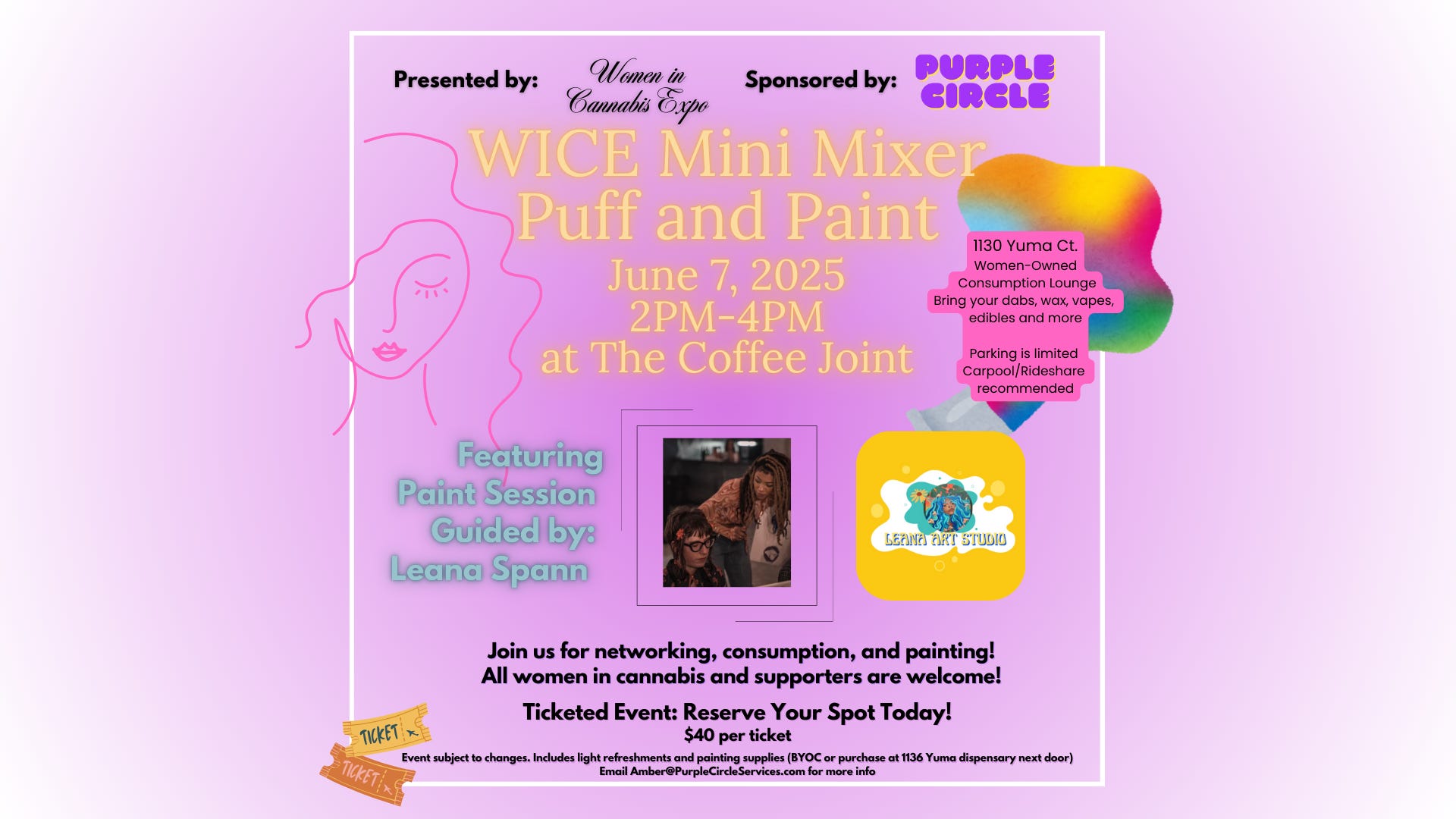 PUFF & PAINT! LET's GO! - Women in Cannabis Expo Substack