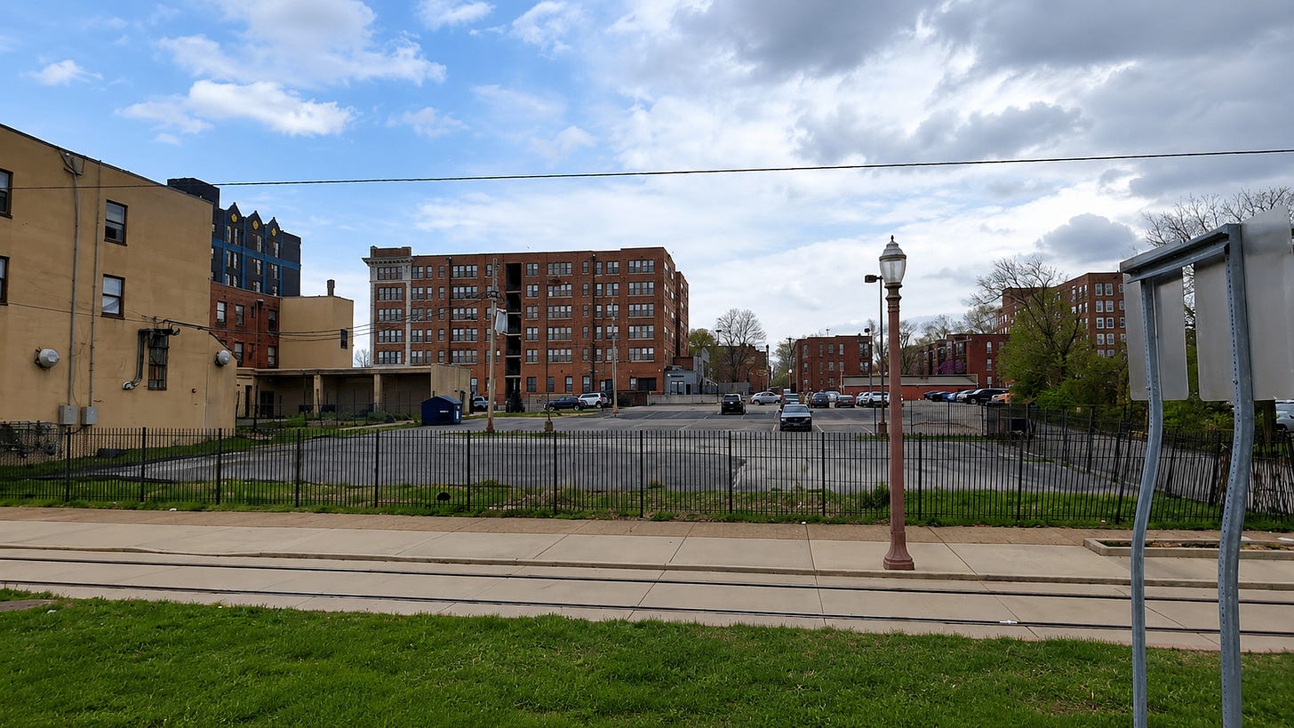 Approximate present-day area connected to the former Holy Barbarian location. The original venue no longer exists.