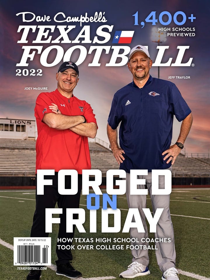 REVEALED — The 2022 Dave Campbell's Texas Football Cover