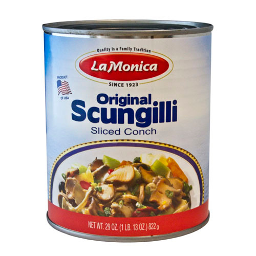 LA MONICA, SCUNGHILLI, SLICED CONCH - Italco Food Products - Wholesale  Gourmet Food Distributor