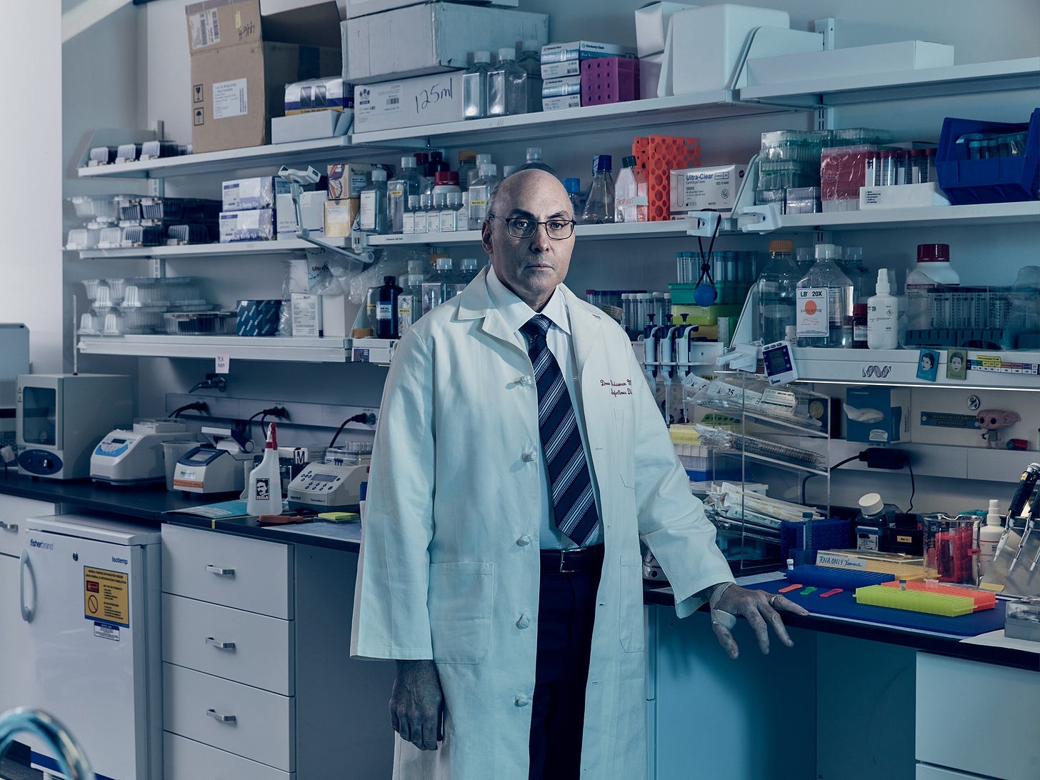 Weissman’s insights helped make it feasible to create mRNA-based vaccines (Mattia Balsamini for TIME)
