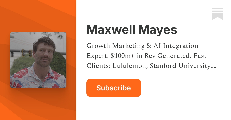 Maxwell Mayes | Substack