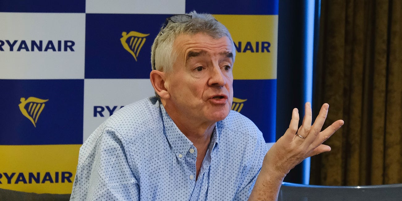 Why Airlines Suck: Ryanair CEO Points the Finger at Government