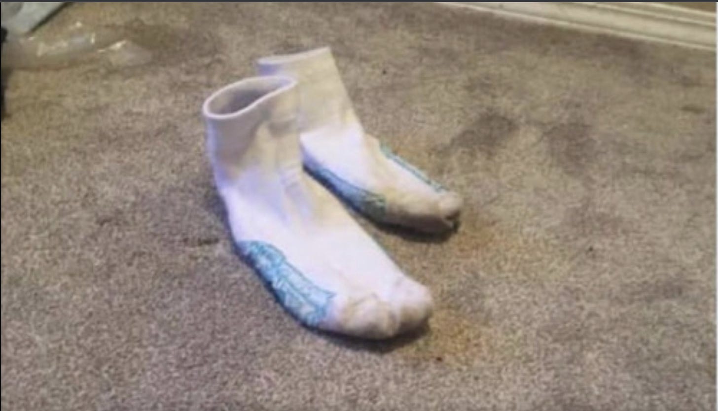 stiff socks