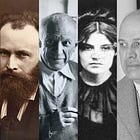First and last paintings of famous artists