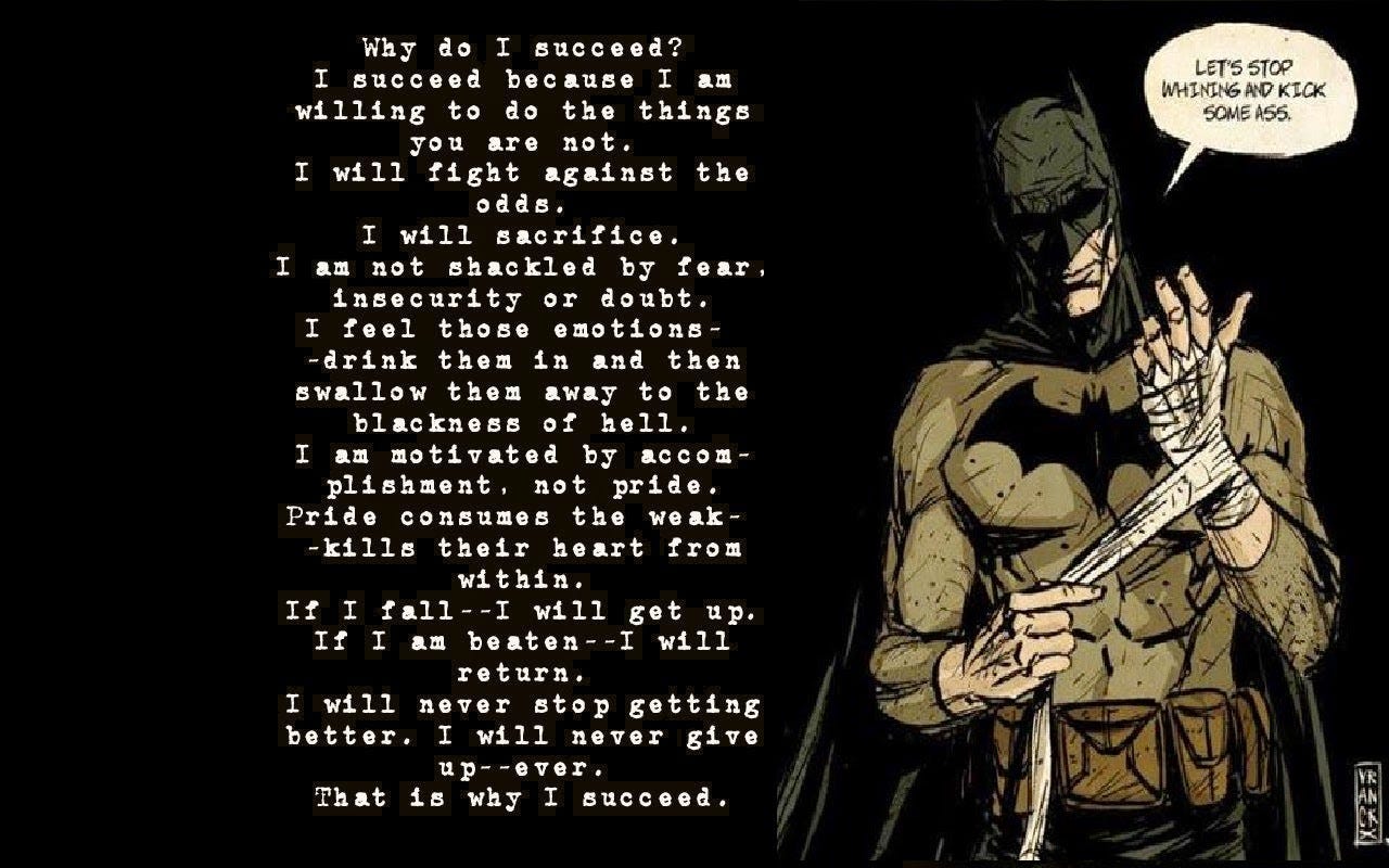 Batman ¿Por qué tengo éxito? Batman ¿Por qué tengo éxito?