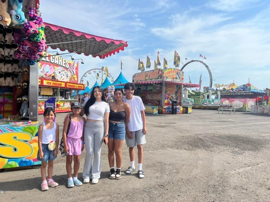 family at the Clark County Fair family at the Clark County Fair