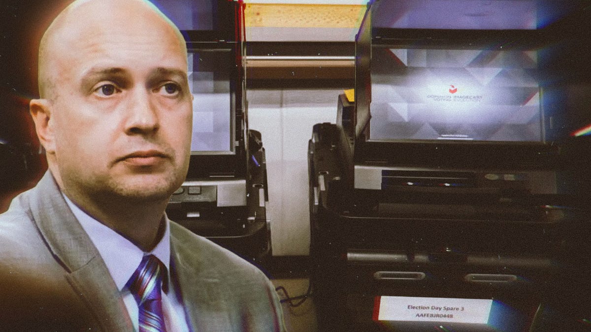 Half of America’s Voting Machines Now Owned by a MAGA Oligarch