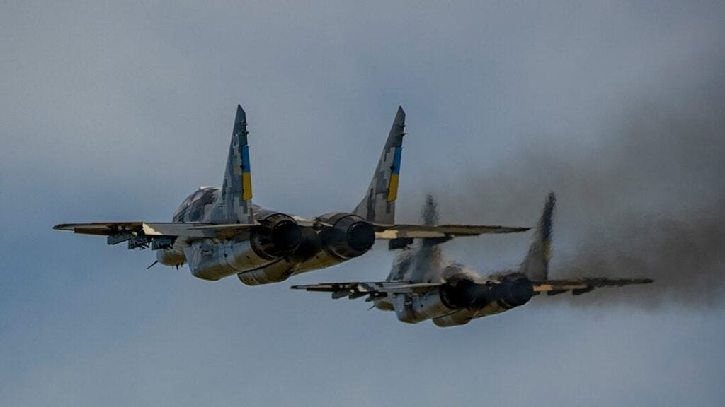 Ukrainian MiG-29s.