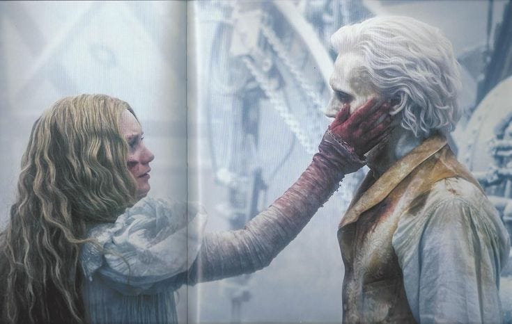 This may contain: an image of two people that are looking at each other