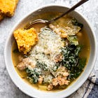 Easy Italian Sausage, White Bean & Escarole Soup + the Power of Slowing Down