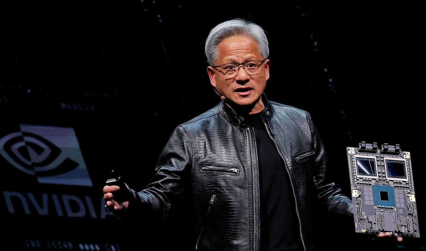 Nvidia's Jensen Huang is third-highest net worth gainer, after Elon Musk  and Mark Zuckerberg in 2024 | Company Business News