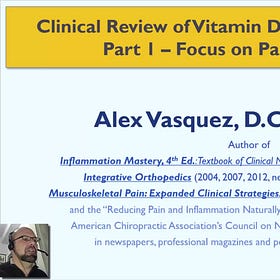 LABS for CHRONIC PAIN (6) VitaminD deficiency causes CHRONIC PAIN and PAIN AMPLIFICATION