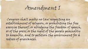 When in doubt, shout First Amendment