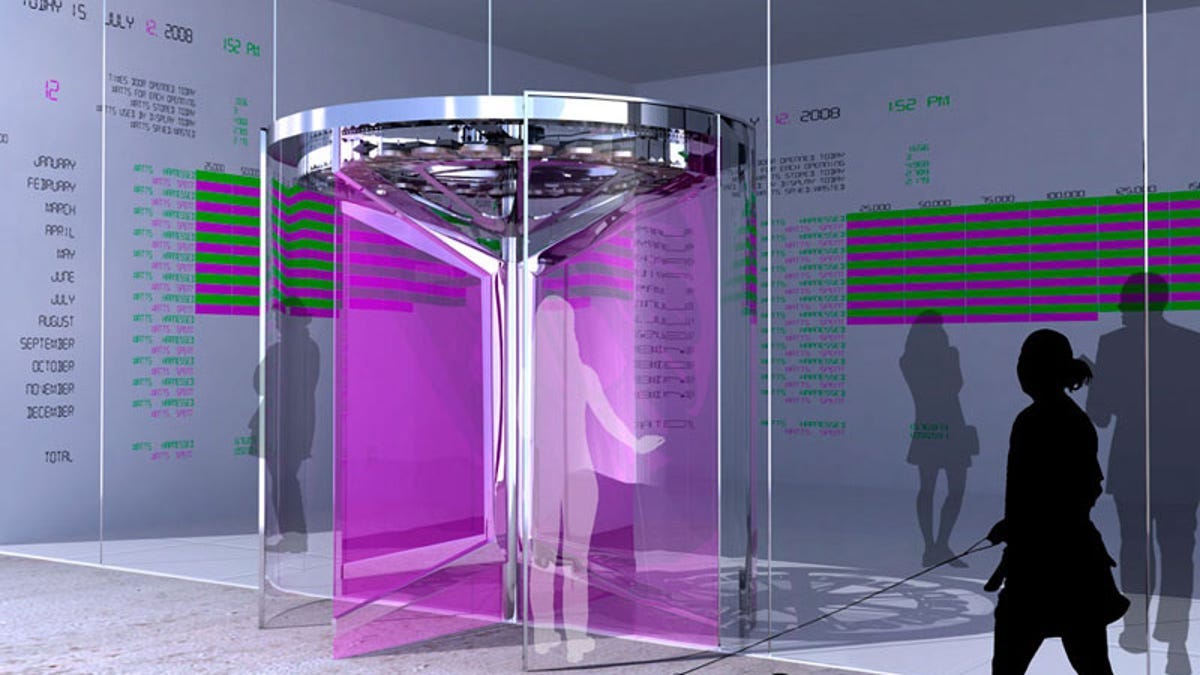 Revolving door concept harvests energy as it spins, sparks urban  'revolution' | ZDNET