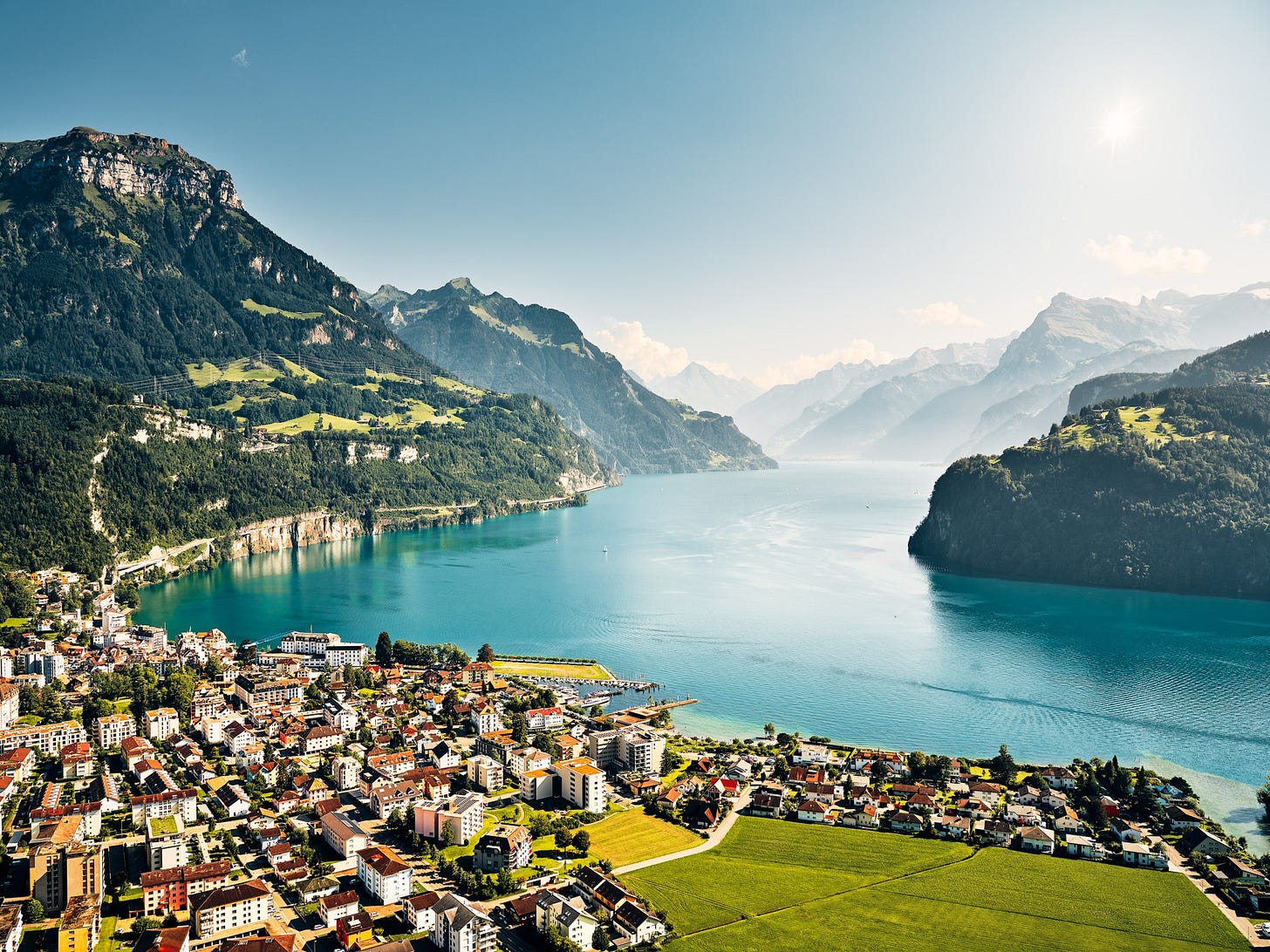 Brunnen - Schwyz - Vierwaldstättersee - Urnersee - Fronalpstock ...