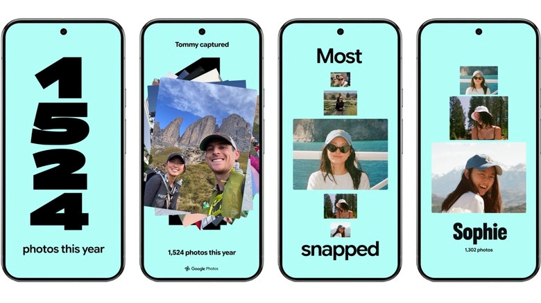 Google Photos Recap 2025 screenshots.