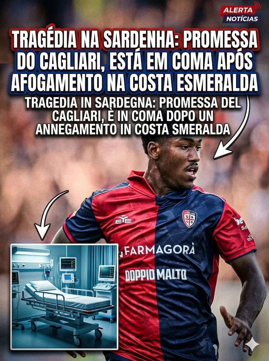 Atacante do Cagliari Luta pela Vida após Quase Afogamento na Costa Esmeralda / L'Attaccante del Cagliari Yael Trepy in Terapia Intensiva dopo un Incidente in Piscina