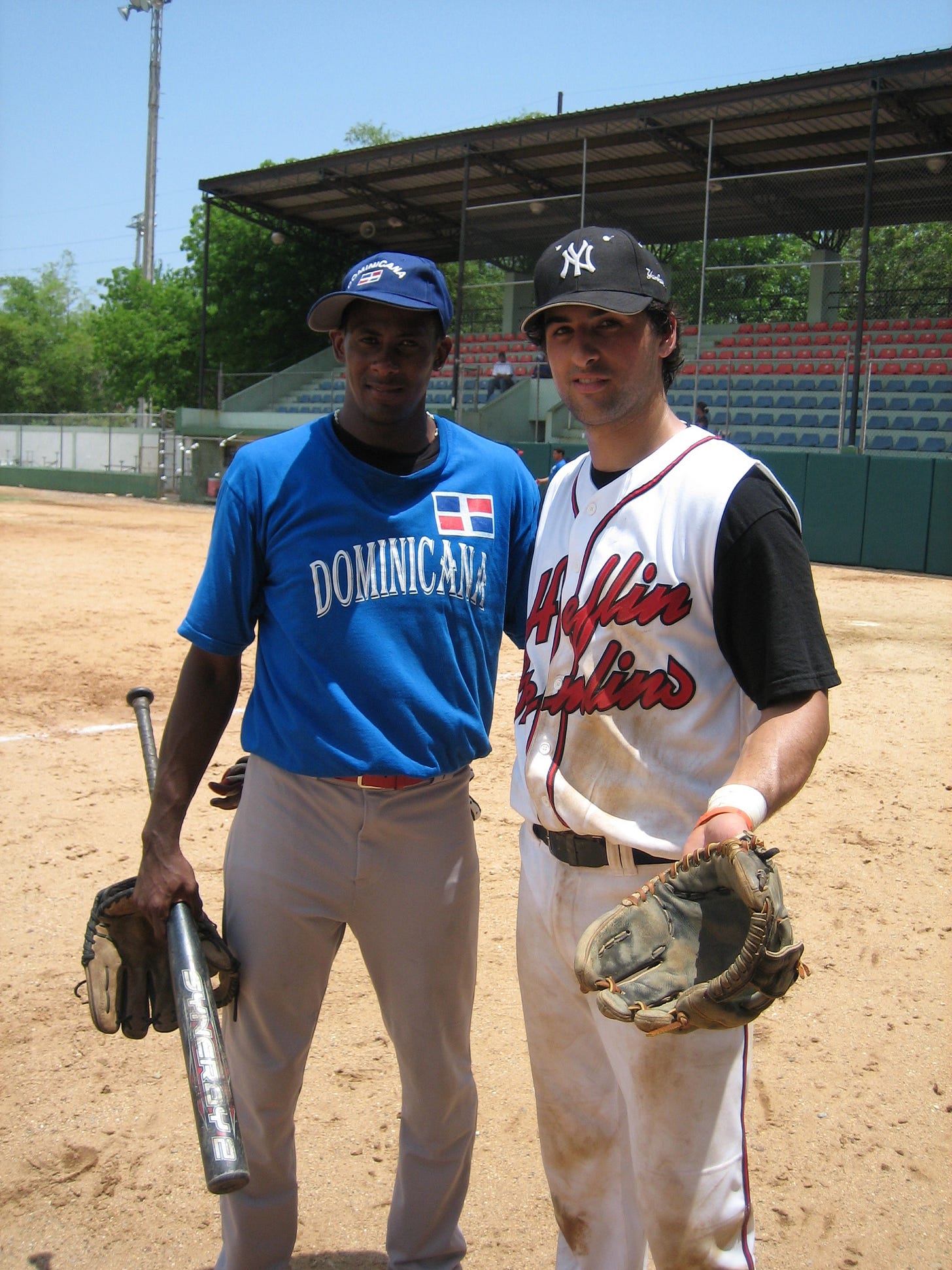a young KOJB with the short stop on the Dominican National Team