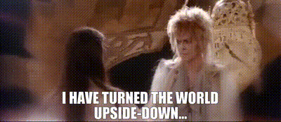 YARN | I have turned the world upside-down... | Labyrinth (1986) | Video  clips by quotes | e25452ec | 紗