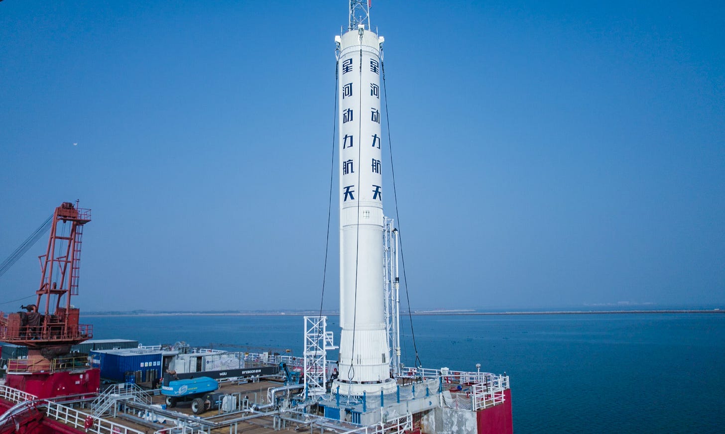 Galactic Energy’s Pallas-1 first-stage ahead of its static fire in November 2025.