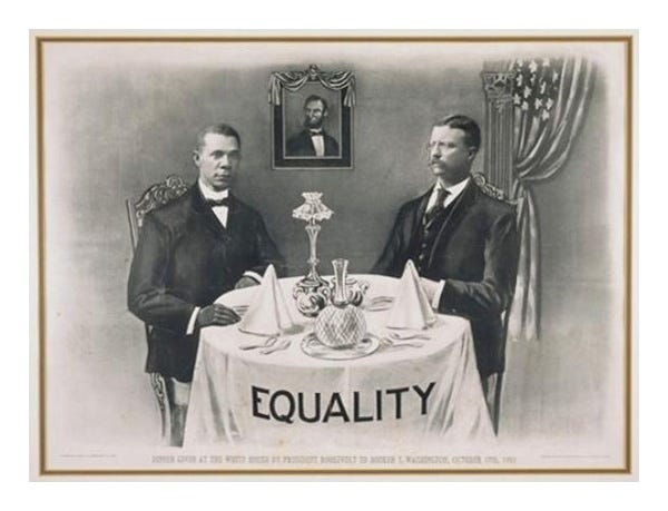 Booker T. Washington's Dinner with President Theodore Roosevelt - White ... Booker T. Washington's Dinner with President Theodore Roosevelt - White ...