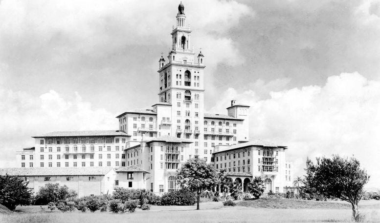 Postcard of the Biltmore Hotel in the 1920s. Courtesy of Casey M. Piket.