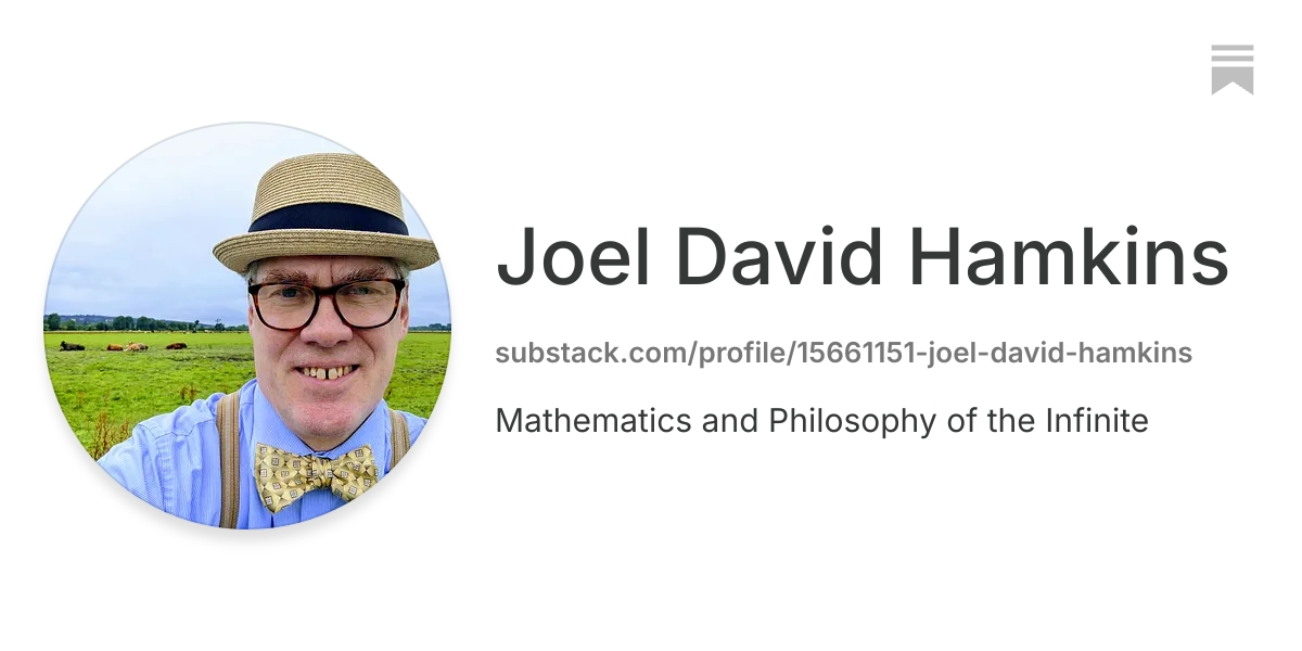 Joel David Hamkins | Substack