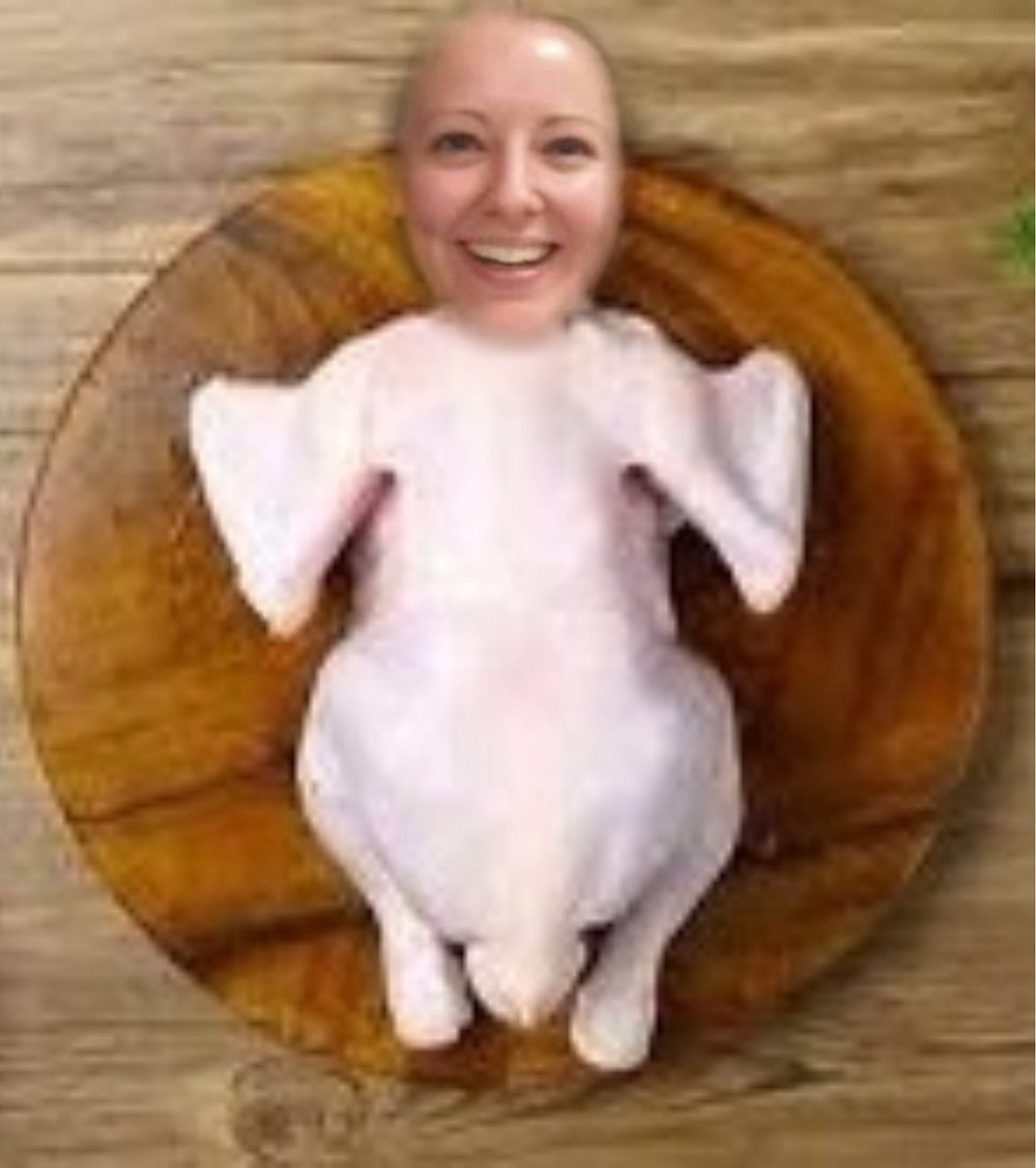 When Heidi looks in the mirror, this is what she sees…