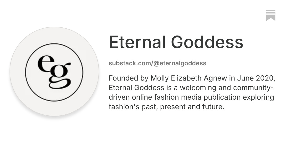 Eternal Goddess | Substack