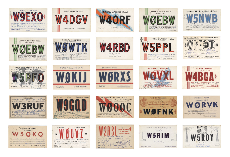 The Graphic Design of Ham Radio: QSL Postcards