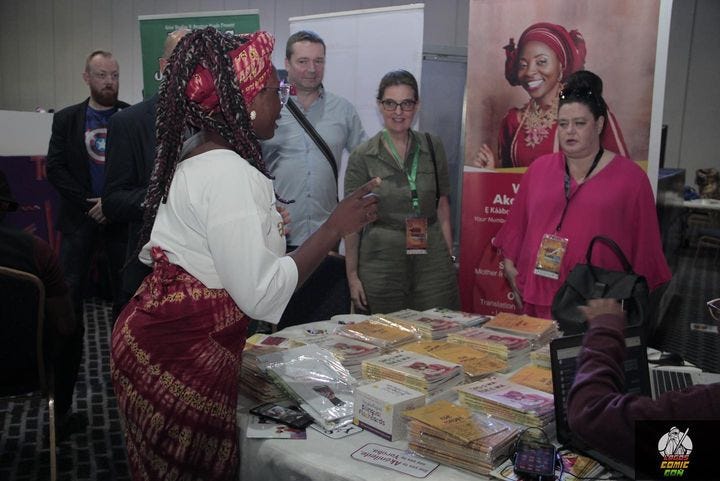 Pictures of attendees from previous editions of the lagos comic con