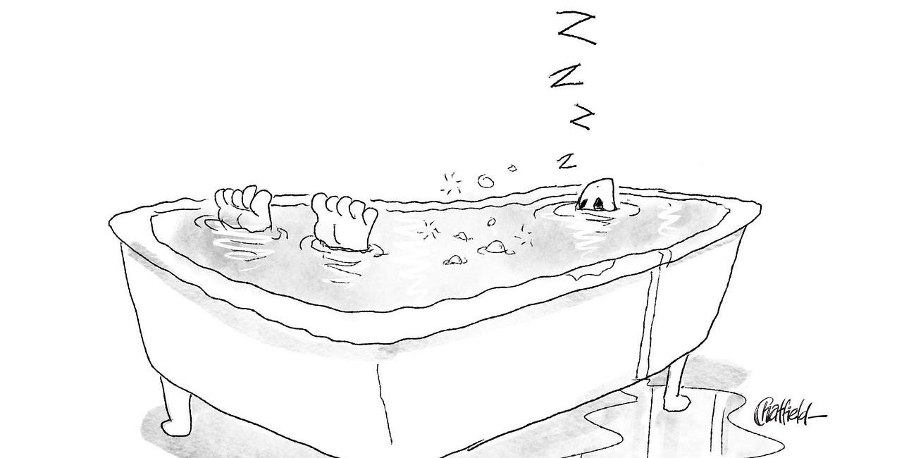 Bathe yourself in boredom...