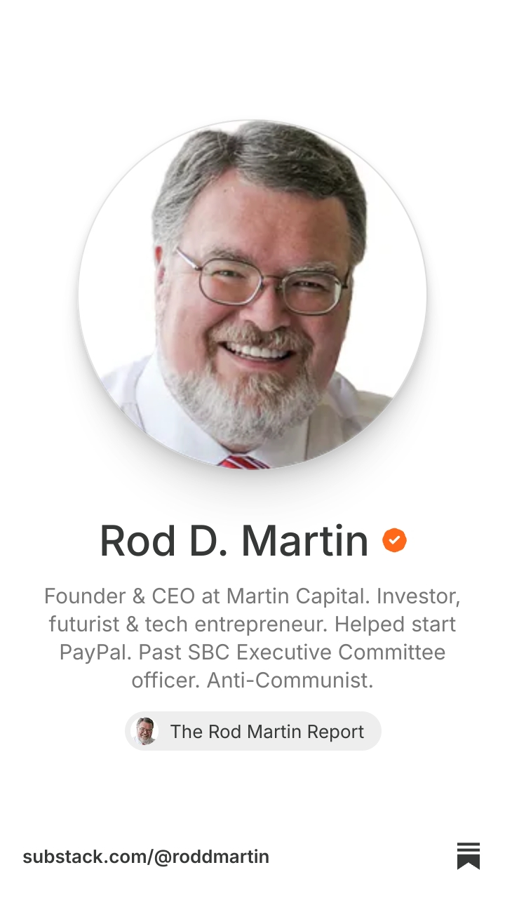 Rod D. Martin | Substack