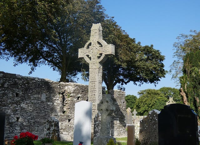 Figure 1: The tall cross, Monasterboice.