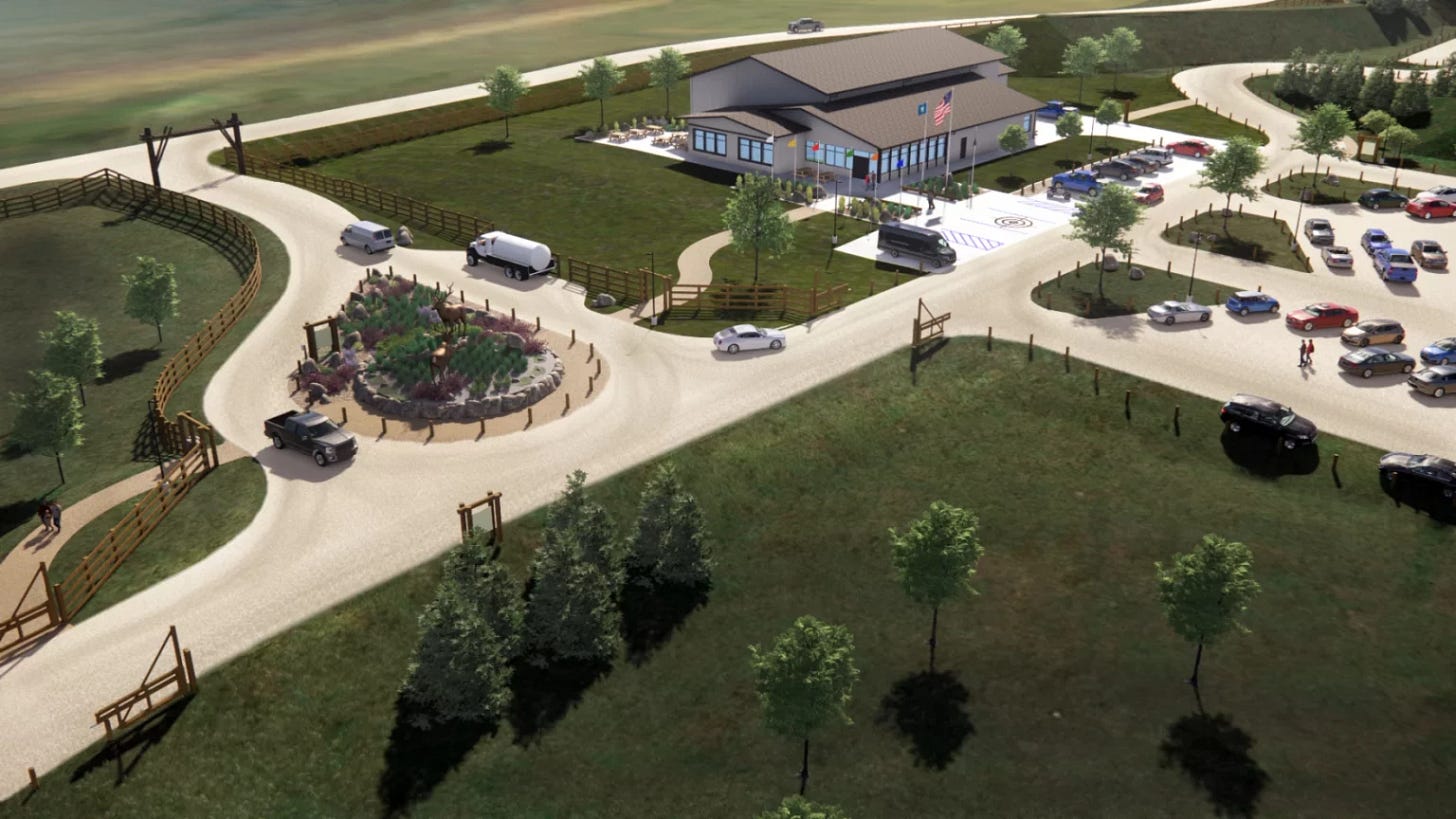 A rendering of a proposed state shooting range in Meade County. The South Dakota Department of Game, Fish and Parks is leading development of the project. (Courtesy of GF&P) A rendering of a proposed state shooting range in Meade County. The South Dakota Department of Game, Fish and Parks is leading development of the project. (Courtesy of GF&P)