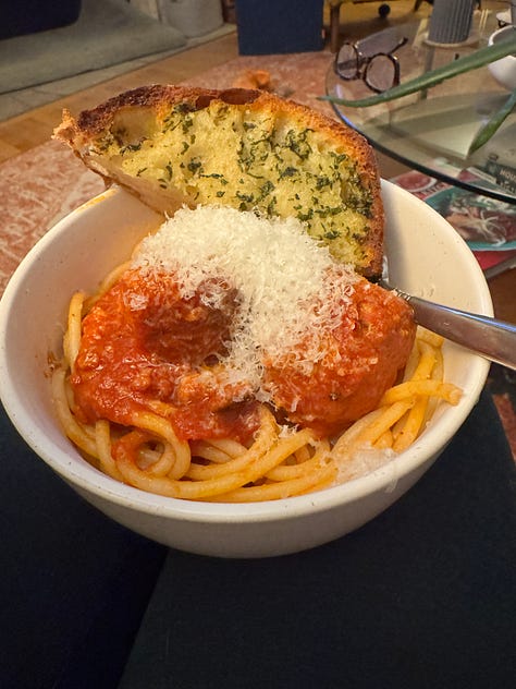 cooking process for meatballs and sauce