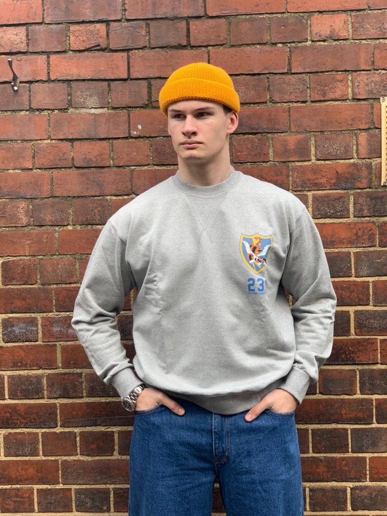 Black PP Navy Team Sweatshirt U.S. Air Force - White/Heather Grey – The  Archives The People's Outfitters